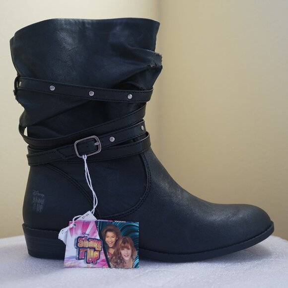 Retired: 2011 Disney Shake it Up Skid Resistant Girls Size: 5 1/2 Boots - Picture 3 of 12